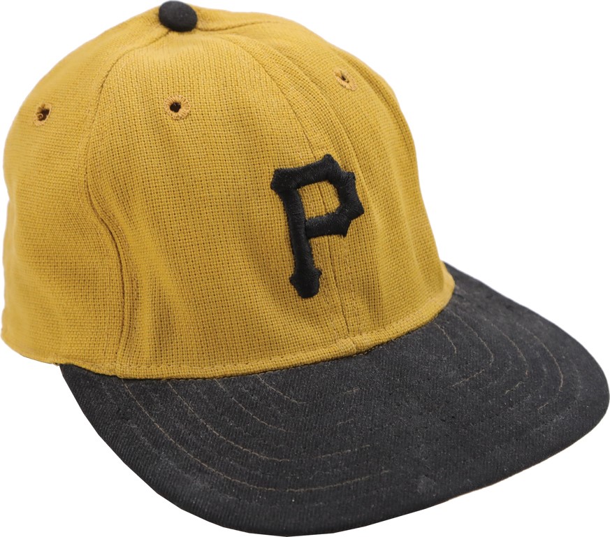 Clemente and Pittsburgh Pirates - Circa 1972 Roberto Clemente Pittsburgh Pirates Game Worn Cap (Pancho Herrera LOA)