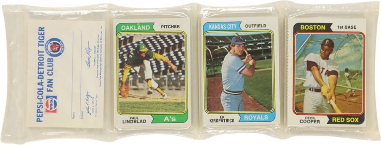 - 1974 Topps Baseball Unopened Rack Pack