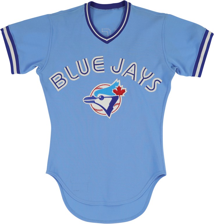 - 1980 Alfredo Griffin Toronto Blue Jays Game Worn Jersey