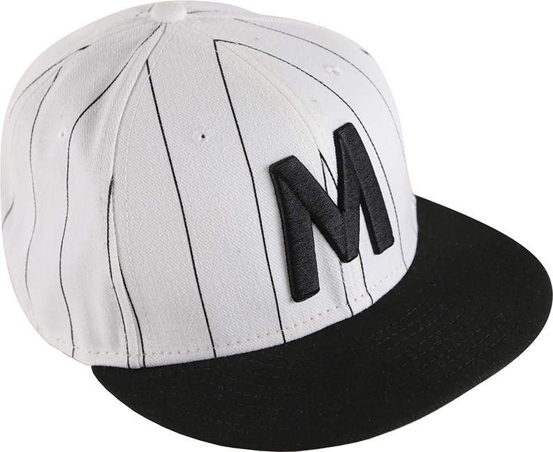 2019 Christian Yelich Milwaukee Brewers Turn Back The Clock Game Worn Hat (MLB Auth. & Photo-Matched)