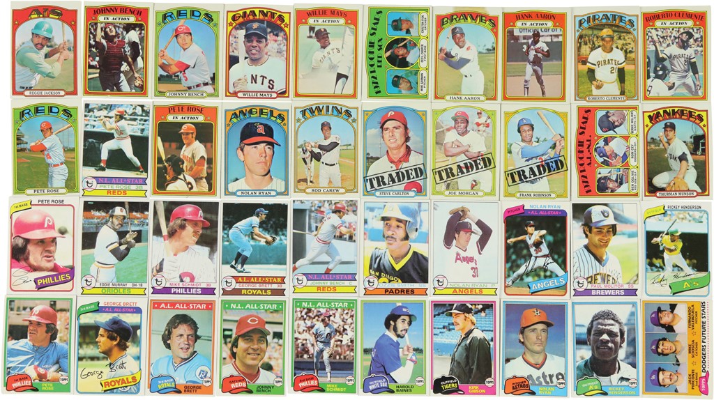 - 1972-81 Topps Complete Sets (4)