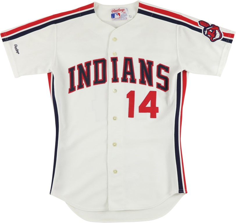 Baseball Equipment - 1988 Julio Franco Cleveland Indians Game Worn Jersey