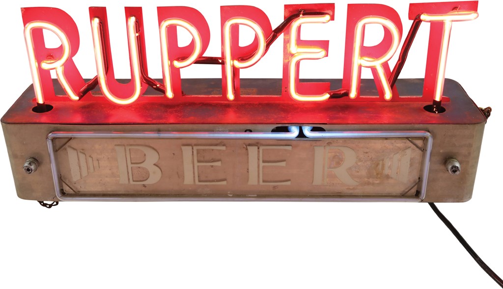 - Neon Ruppert Beer Sign