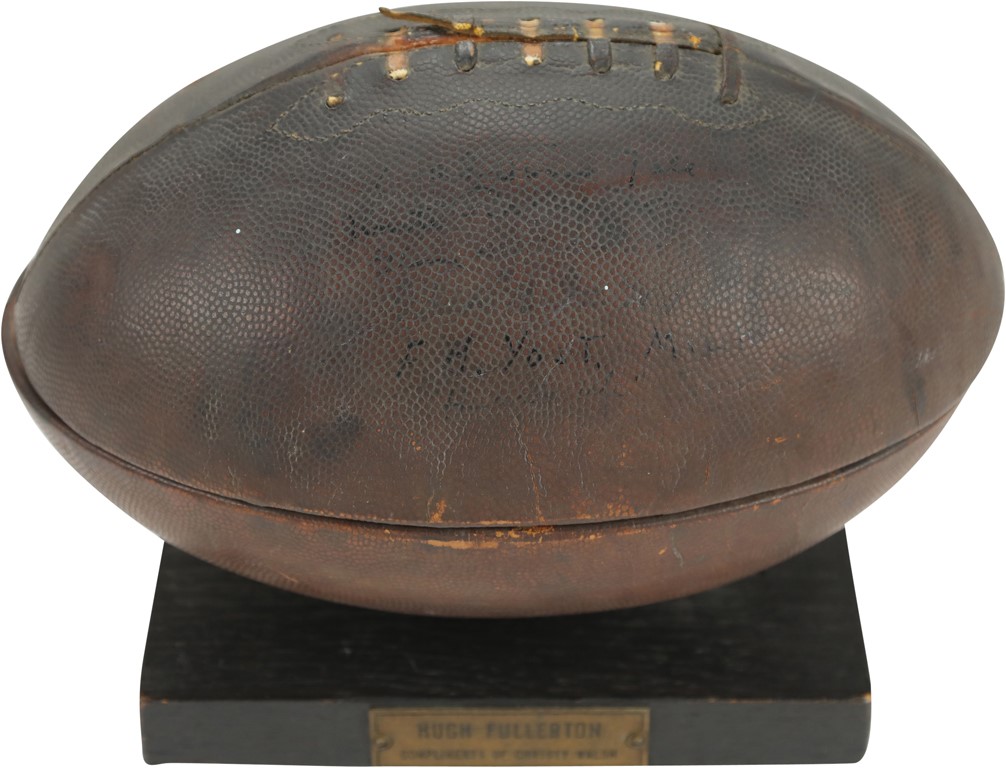 - Knute Rockne Humidor Presented to Hugh Fullerton Autographed