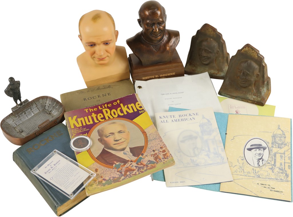 - Notre Dame Knute Rocke Memorabilia Collection (11)