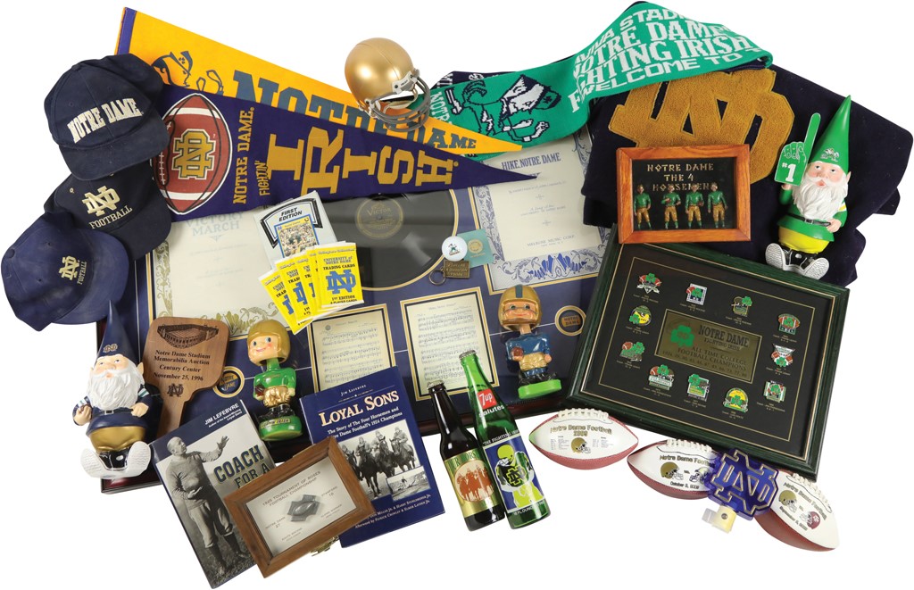 The Notre Dame Football Collection - Massive Collection of Notre Dame Souvenirs & Collectibles