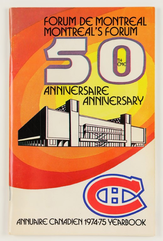 Hockey - 1974-75 Montreal Canadiens Team-Signed Program