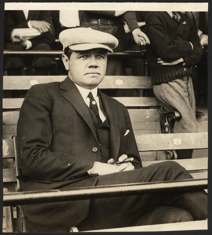 1922 Babe Ruth Suspension Original Photograph