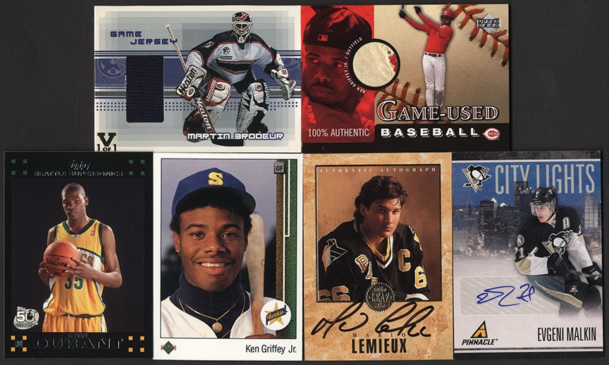 Modern Multi-Sport Collection with Autograph, Relic & Numbered Cards (126)