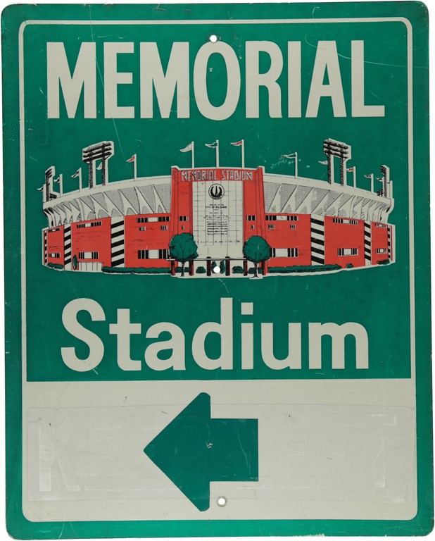Stadium Artifacts - Baltimore Memorial Stadium Street Sign