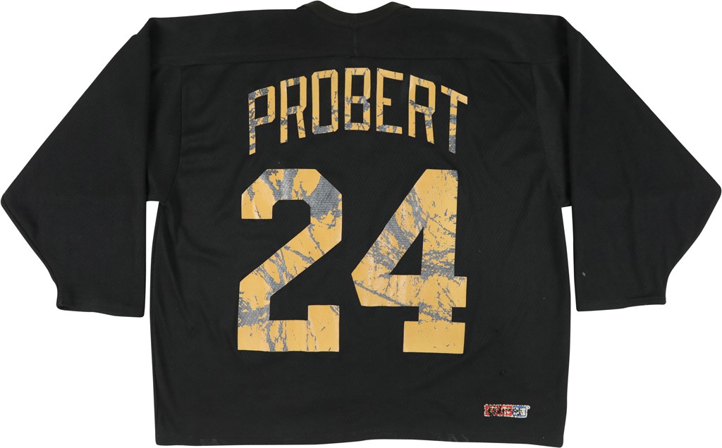 1990s Bob Probert Detroit Red Wings NHL Practice Worn Jersey