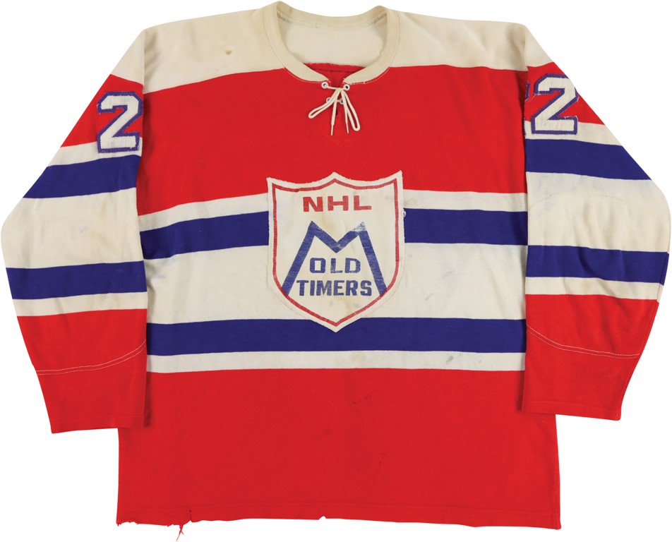 1970s John Ferguson Montreal Canadiens NHL Old Timer‚s Game Worn Jersey