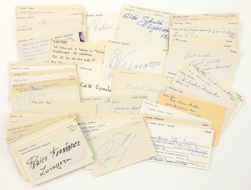 - Scarce International Boxing Signatures (128)