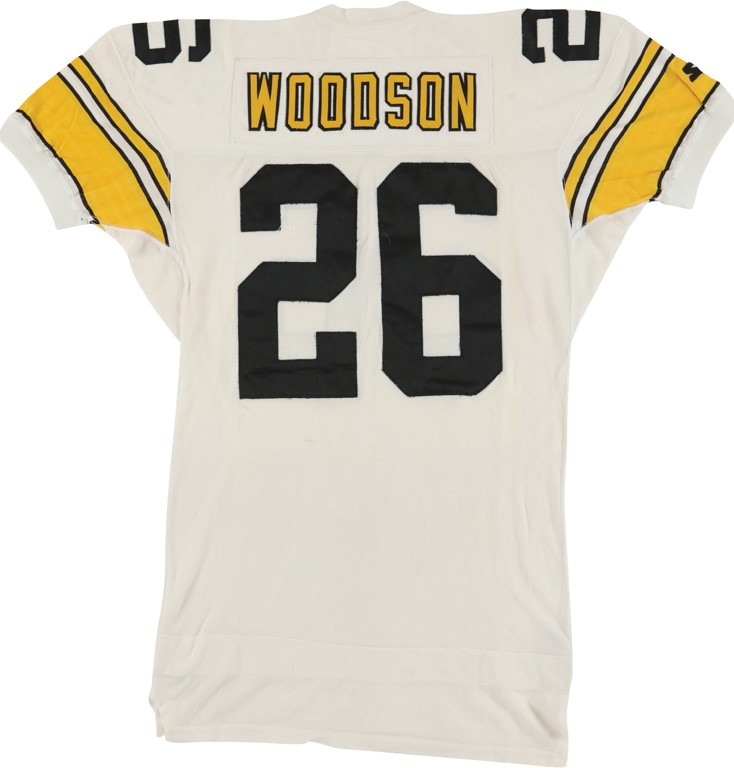 The Pittsburgh Steelers Game Worn Jersey Archive - 1992 Rod Woodson Pittsburgh Steelers Game Worn Jersey (Photo-Matched to Three Games)
