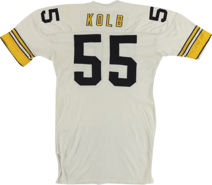 The Pittsburgh Steelers Game Worn Jersey Archive - 1976 Jon Kolb Pittsburgh Steelers Game Worn Jersey