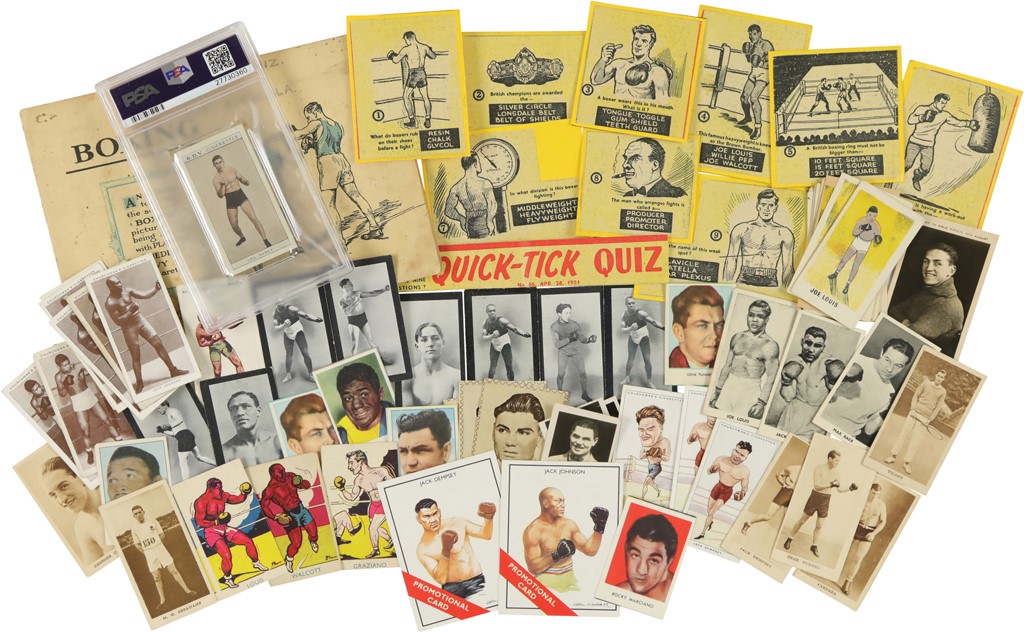 - Amazing Foreign Boxing Card Collection Including Many Rare Issues (1,200+)