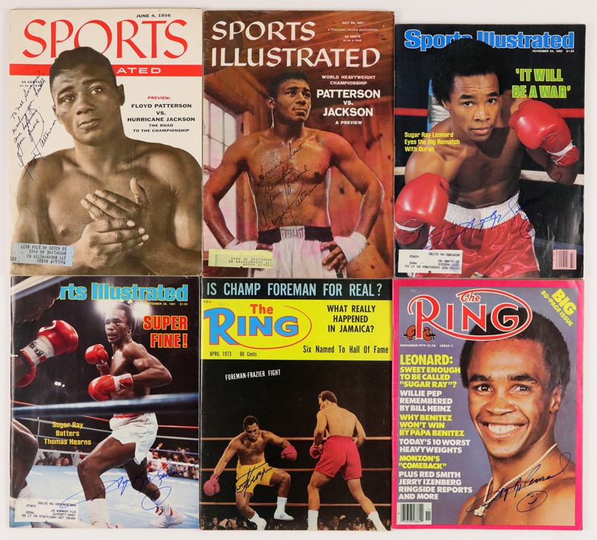 - In-Person Signed Boxing Magazines (40)