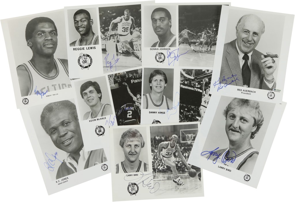 - 1980s-90s World Champion Boston Celtics In-Person Signed Photos (approx. 200)