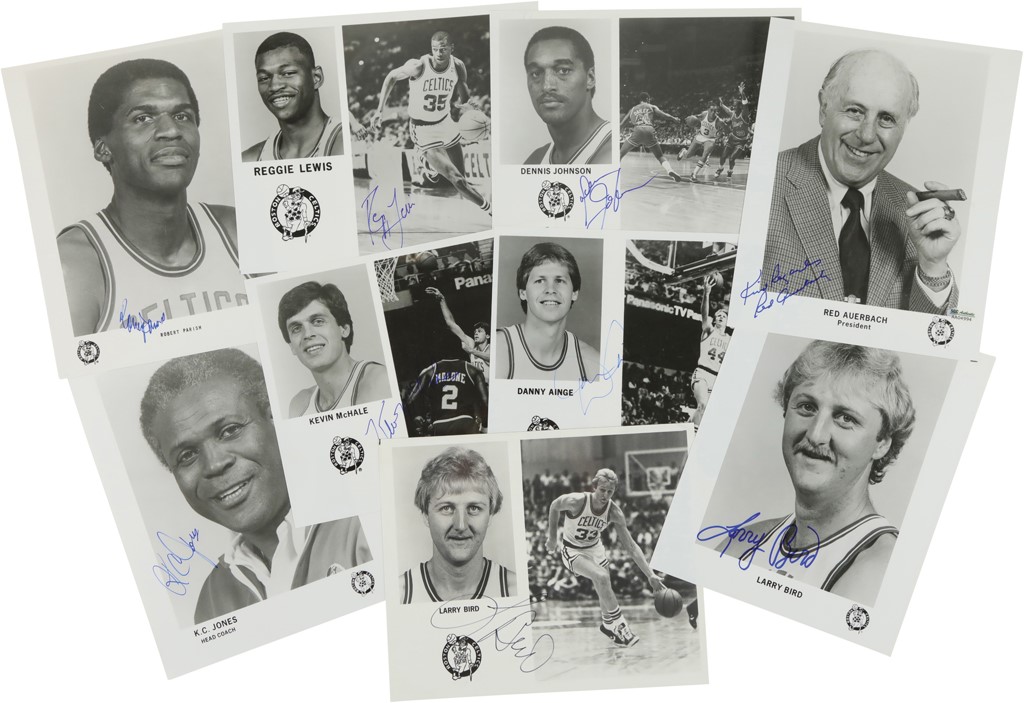 Basketball - 1980s-90s World Champion Boston Celtics In-Person Signed Photos (approx. 200)