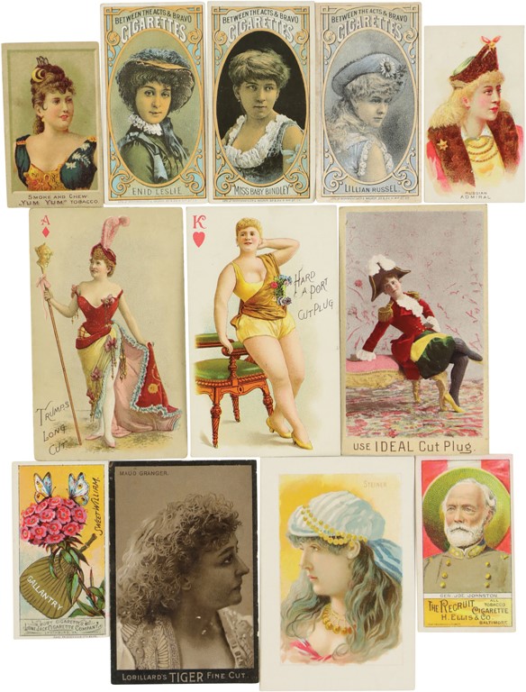 - 19th Century Tobacco Cards w/"Between The Acts" & More