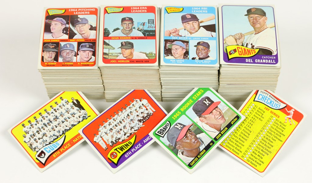 - Old Time Dealer‚s Stock of 1965 Topps Baseball Cards (569)