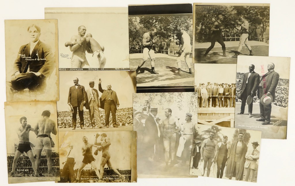 - Antique Boxing Photos w/Johnson & Jeffries (11)