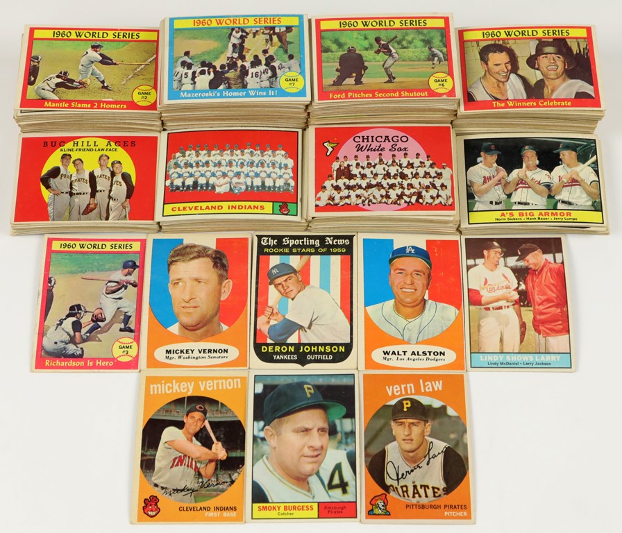 - Great Collection of 1959-64 Topps Baseball Cards