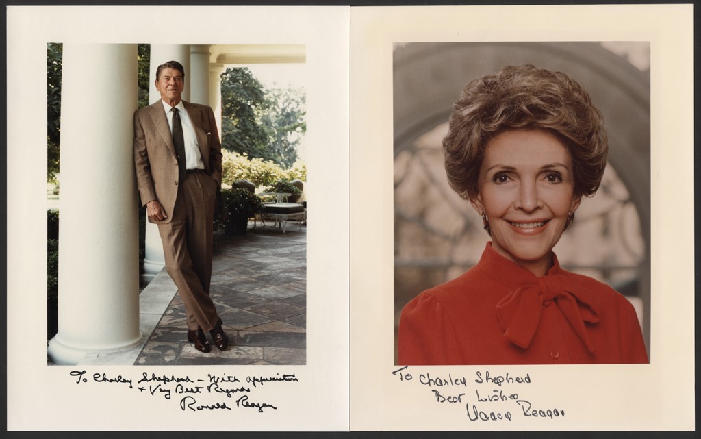 - Ronald & Nancy Reagan Signed White House Photographs (PSA)
