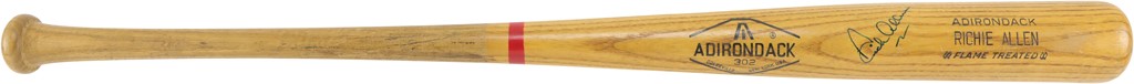 Philly Fanatic Collection - 1968 Richie Allen Philadelphia Phillies Signed Game Used Bat (PSA)