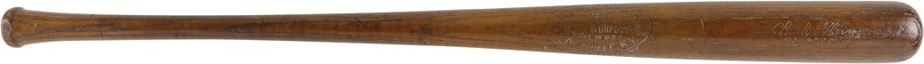 - 1932-33 Chuck Klein Philadelphia Phillies Game Used Bat - MVP & Triple Crown Seasons (PSA & MEARS 8.5)