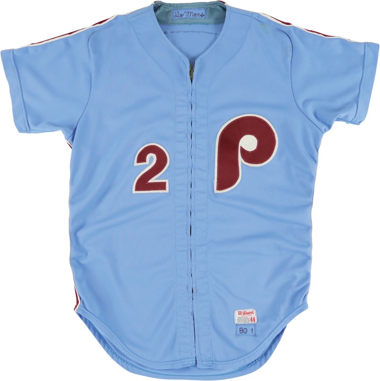 - 1980 World Champion Billy DeMars Philadelphia Phillies Game Worn Jersey