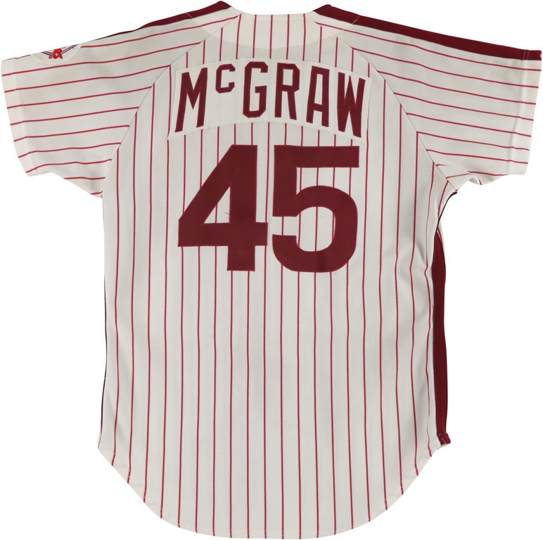 1984 Tug McGraw Philadelphia Phillies Game Worn Jersey - Final Season