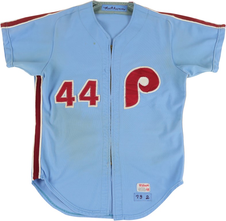 Philly Fanatic Collection - 1979 Dick Ruthven Philadelphia Phillies Game Worn Jersey
