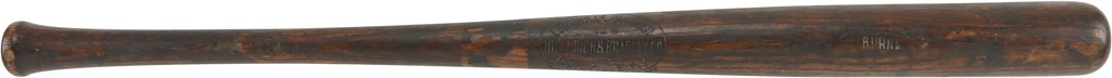 - 1916-22 Joe Dugan Game Used Factory Side Written Bat (PSA)