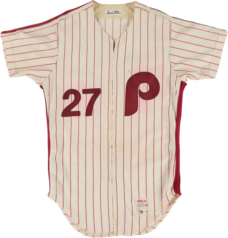 Lot Detail - 1979 Lonnie Smith Philadelphia Phillies Saturday Night Special  Game Worn Uniform (MEARS LOA)