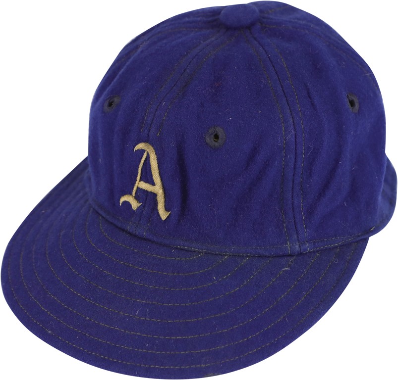 Philly Fanatic Collection - 1939-45 Al Brancato Philadelphia Athletics Game Worn Hat