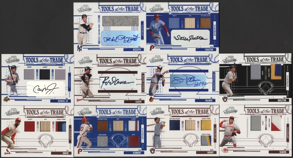- 2005 Absolute Memorabilia Tools of the Trade Autograph and Game Worn Memorabilia Collection (49)