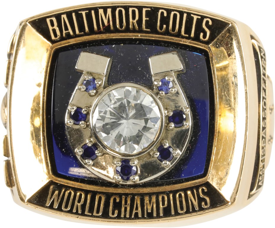 Football - 1970 Baltimore Colts Super Bowl V Championship Ring