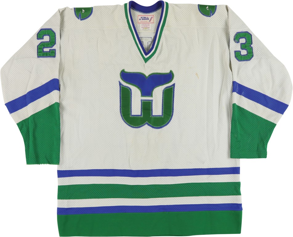 Circa 1979 Nick Fotiu Hartford Whalers NHL Game Worn Jersey