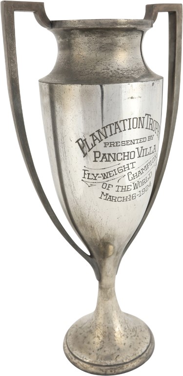 - 1924 Plantation Boxing Trophy Presented by Pancho Villa