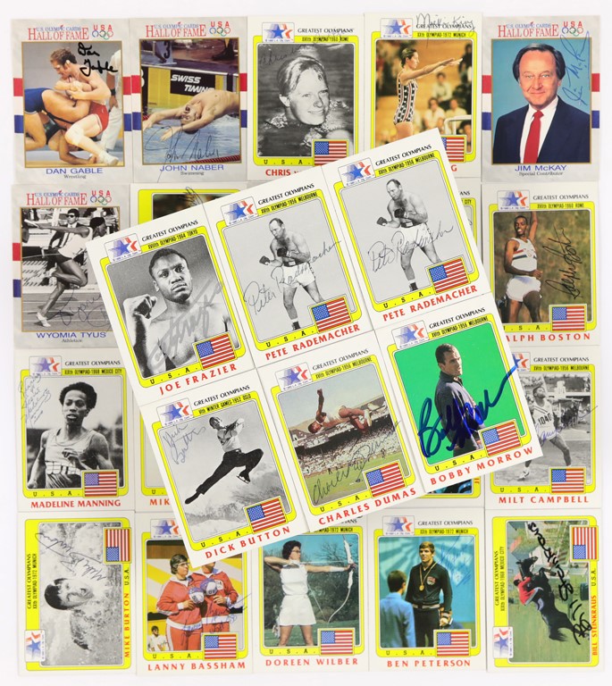 - United States Olympic Team Members Signed Cards (27)