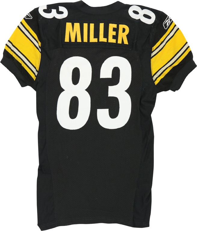 The Pittsburgh Steelers Game Worn Jersey Archive - 2009 Heath Miller Pittsburgh Steelers Game Worn Jersey (Photo-Matched to Six Games)
