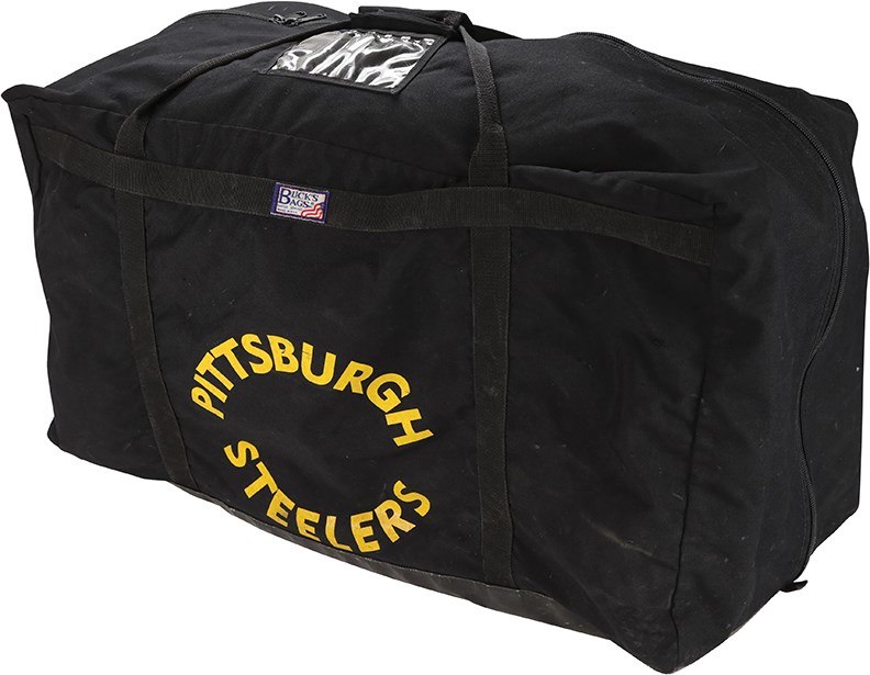 The Pittsburgh Steelers Game Worn Jersey Archive - Pittsburgh Steelers Vintage Equipment Bag