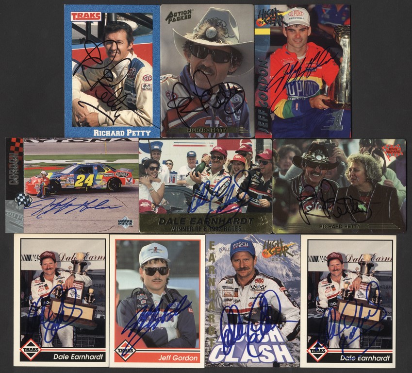 - Racing Legends and Stars Signed Cards and Photographs (550+)