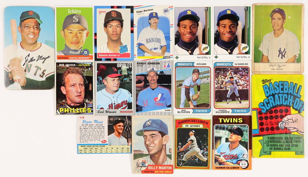 Baseball and Trading Cards - Diverse Basseball Card Collection Including Unopened Topps & OPC Boxes