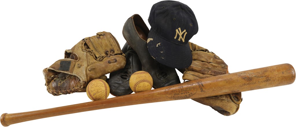 Cliff Mapes Collection with Game Used Memorabilia and Yankees Team-Signed Baseballs