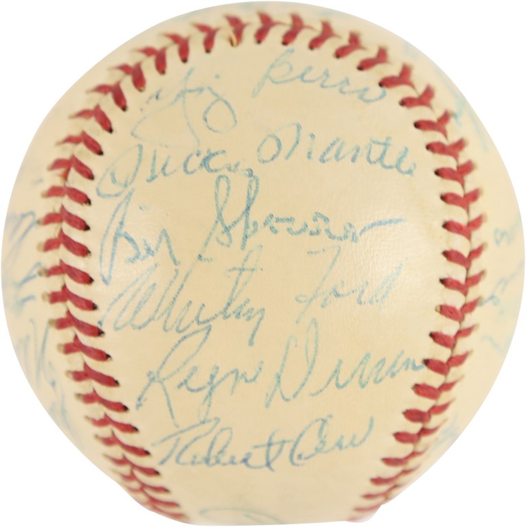 - 1958 American League All-Star Team Signed Baseball