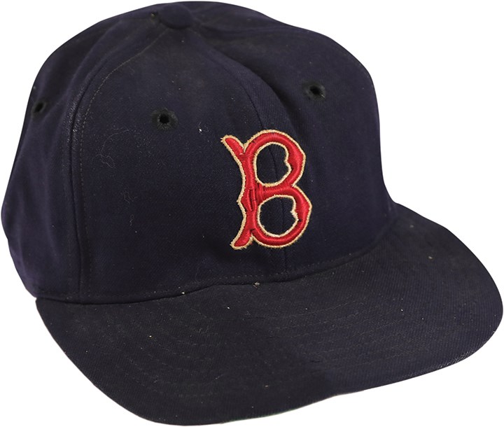 VIntage Boston Red Sox Game-Worn Hat