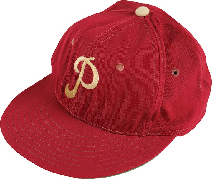 Philadelphia Phillies 1950s Red Cap - Shibe Vintage Sports