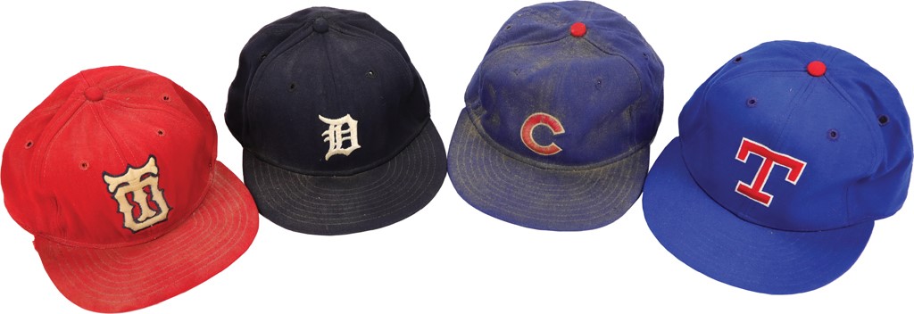 - Professional Baseball Cap Collection (4)
